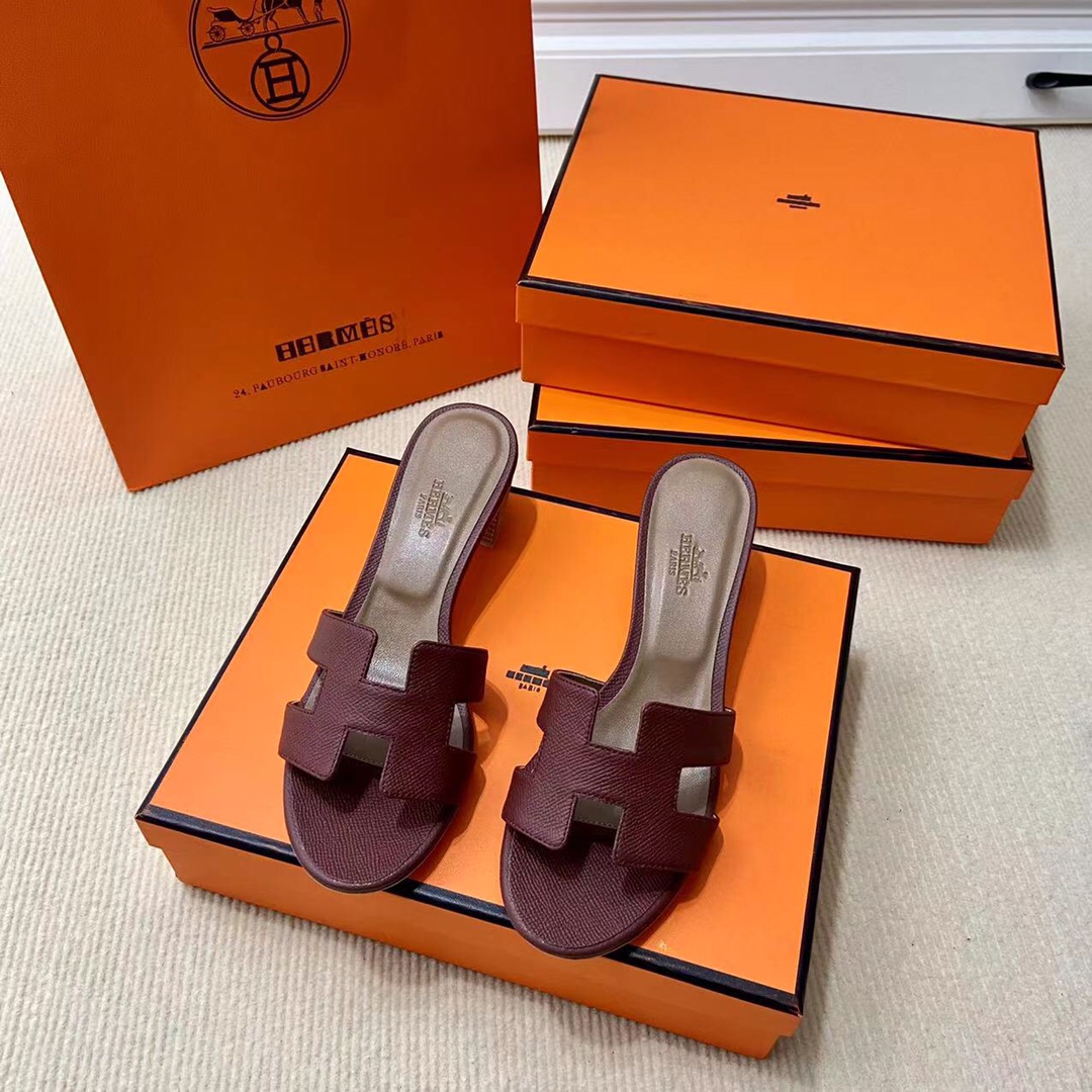 에르메스 올수공 오아시스 슬리퍼 샌들 앱송 22